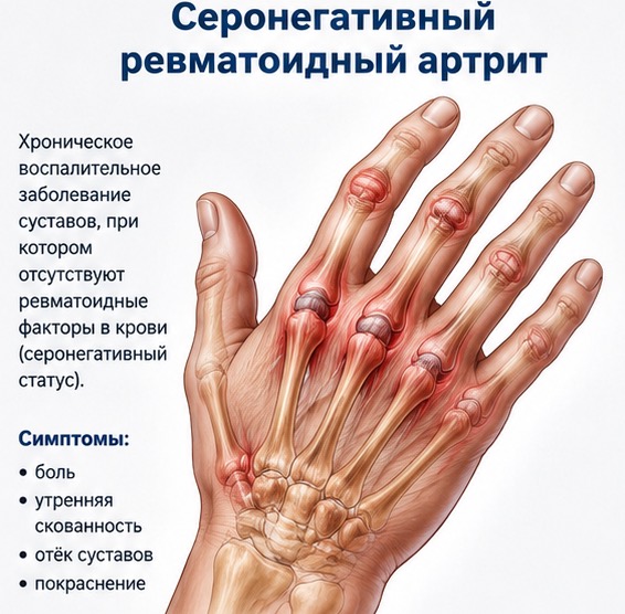 Серонегативный ревматоидный артрит: современный подход к ведению пациентов