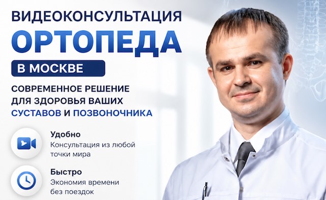 Видеоконсультация ортопеда в Москве: современное решение для здоровья ваших суставов и позвоночника