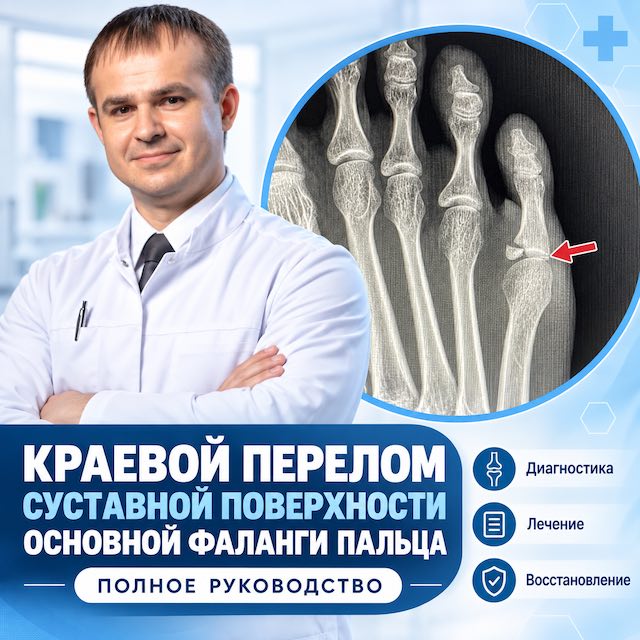 Краевой перелом суставной поверхности основной фаланги пальца: полное руководство