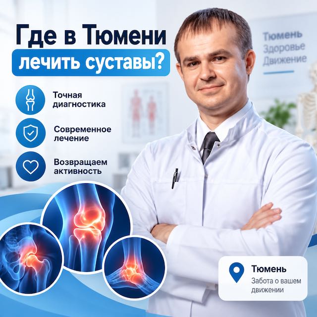 Где в Тюмени лечить суставы: гид по выбору врача и клиники