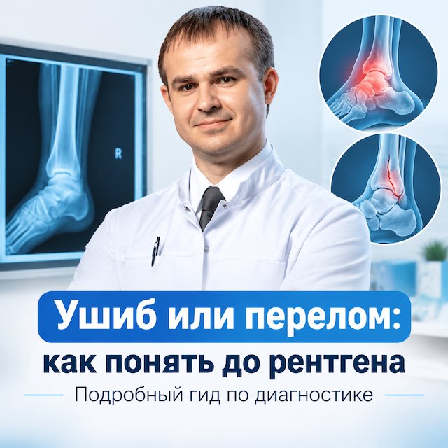 Ушиб или перелом: как понять до рентгена - подробный гид по диагностике