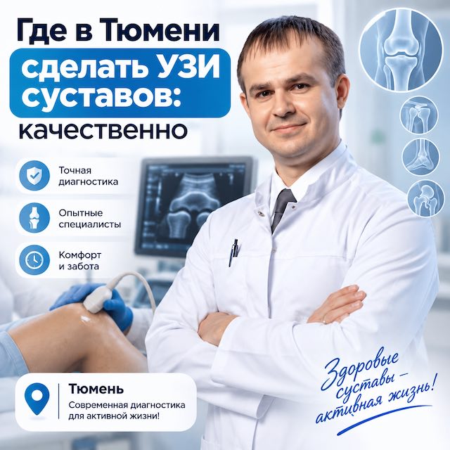 Где в Тюмени сделать УЗИ суставов: качественно и по разумной цене, обзор клиник
