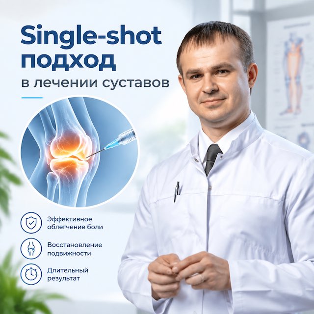 Single-shot подход в лечении суставов: почему врачи выбирают однократное введение гиалуроновой кислоты?