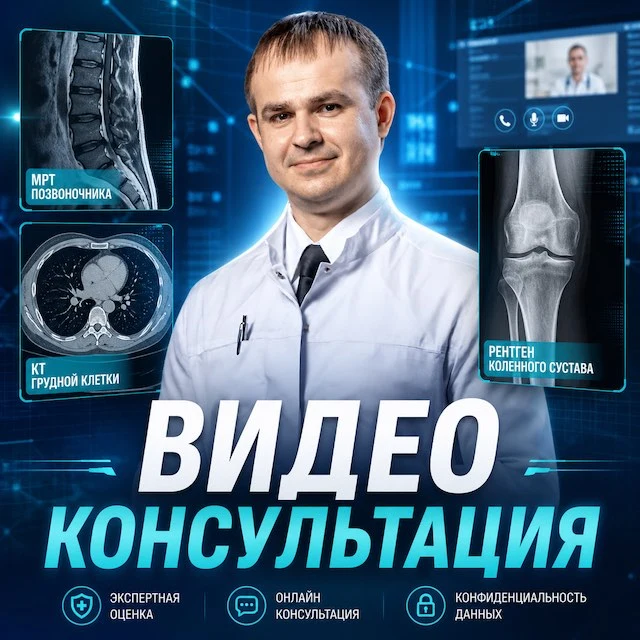 Видеоконсультация травматолога-ортопеда